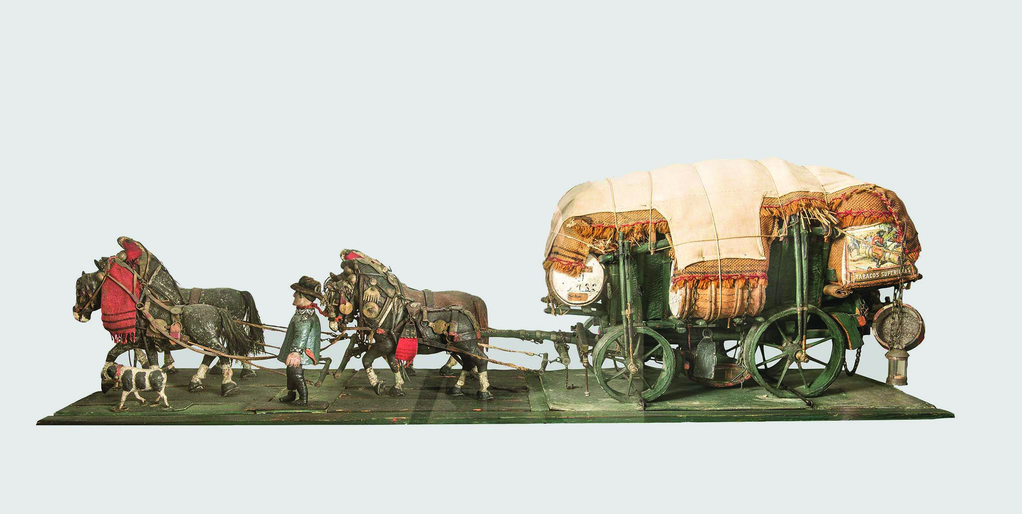 Partenkirchen, Holz geschnitzt, gefasst, Leder, Papier, Stoff, 19. Jh. ©Museum Werdenfels