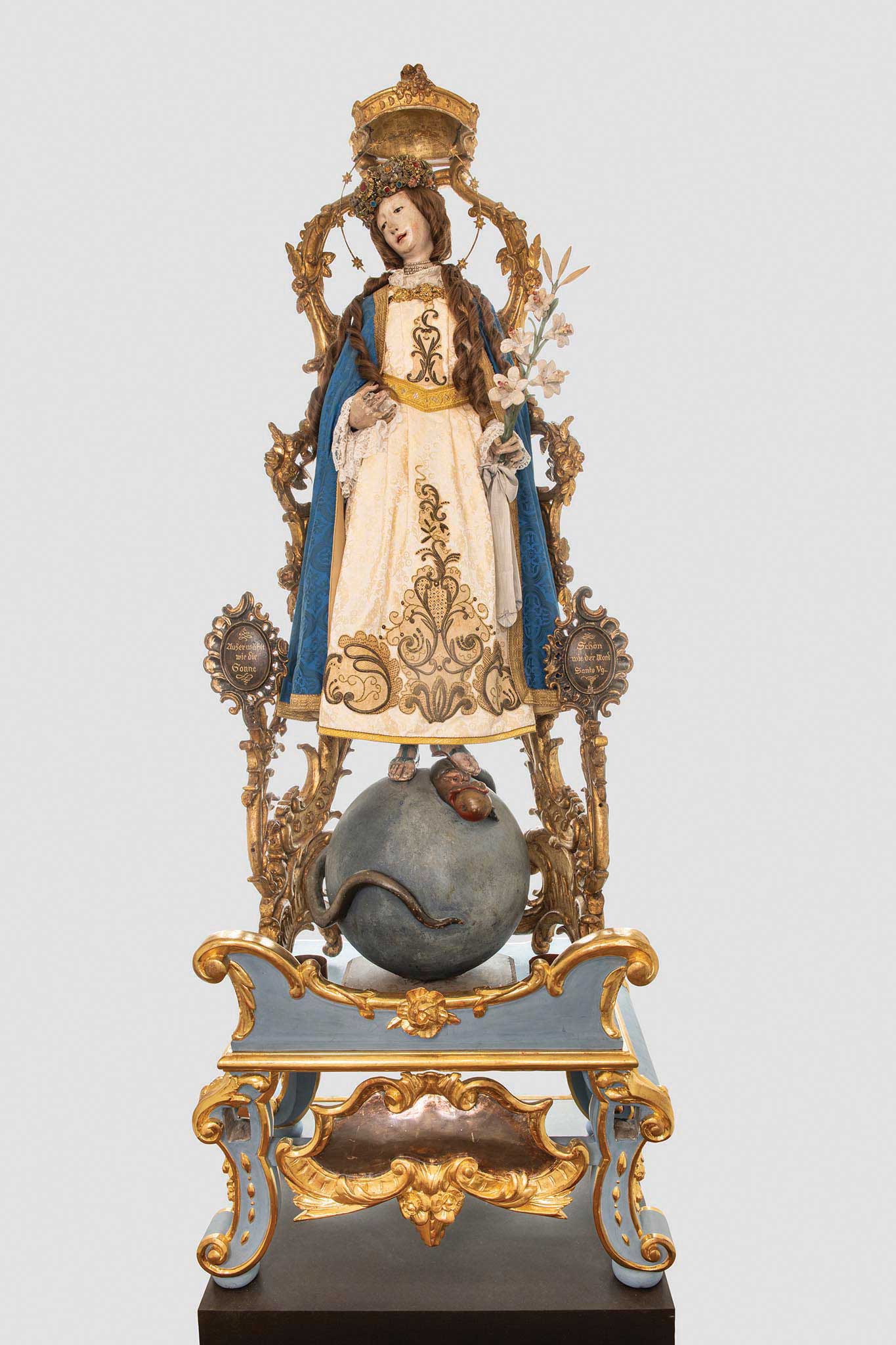 1755/56, wood, carved head, hands and feet, painted, 19th/20th century apparel ©Museum Werdenfels